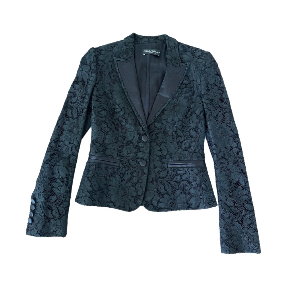 Black Lace Dolce & Gabbana Blazer